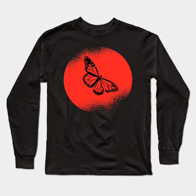 Beautiful butterfly Long Sleeve T-Shirt by KK-Royal